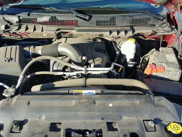 1C6RR7GT4FS640688 - 2015 RAM 1500 SLT MAROON photo 7