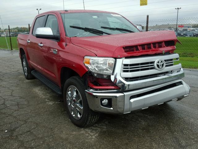 5TFAW5F19EX362181 - 2014 TOYOTA TUNDRA CRE RED photo 1