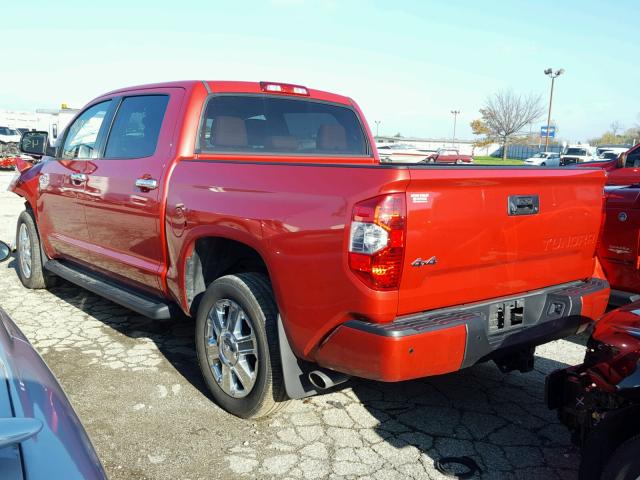 5TFAW5F19EX362181 - 2014 TOYOTA TUNDRA CRE RED photo 3