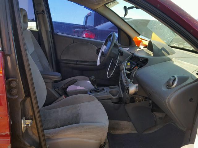1G8AL52F45Z128751 - 2005 SATURN ION LEVEL RED photo 5