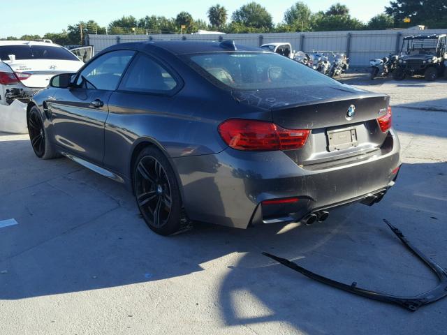 WBS3R9C57FK331145 - 2015 BMW M4 BLACK photo 3