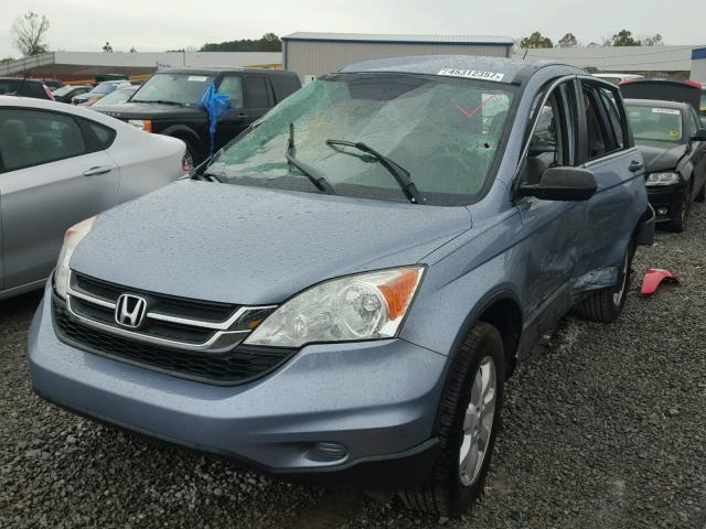 5J6RE3H44BL042801 - 2011 HONDA CR-V SE BLUE photo 2