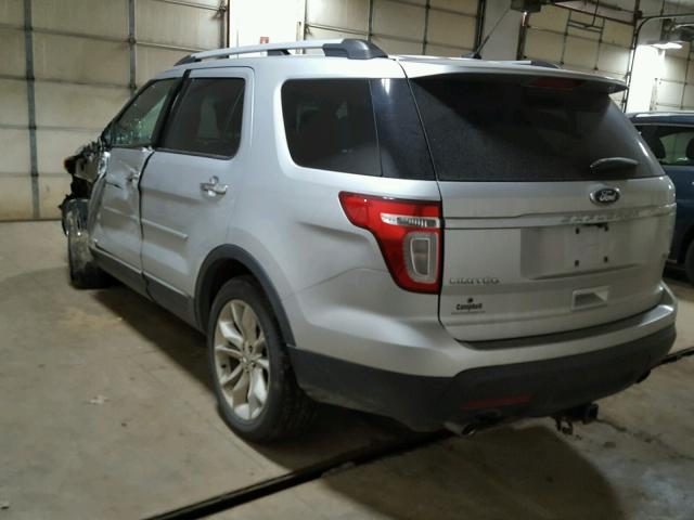 1FMHK8F80BGA82567 - 2011 FORD EXPLORER SILVER photo 3