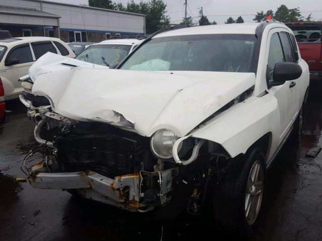1J8FT47W18D708631 - 2008 JEEP COMPASS SP WHITE photo 2