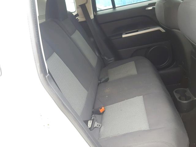 1J8FT47W18D708631 - 2008 JEEP COMPASS SP WHITE photo 6