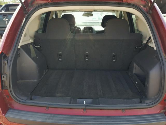 1C4NJCBA1ED843750 - 2014 JEEP COMPASS SP RED photo 9