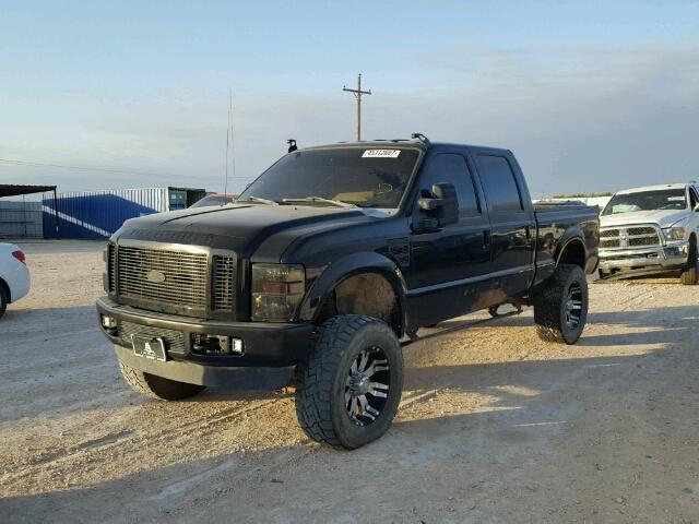 1FTSW21R89EA80034 - 2009 FORD F250 SUPER BLACK photo 2