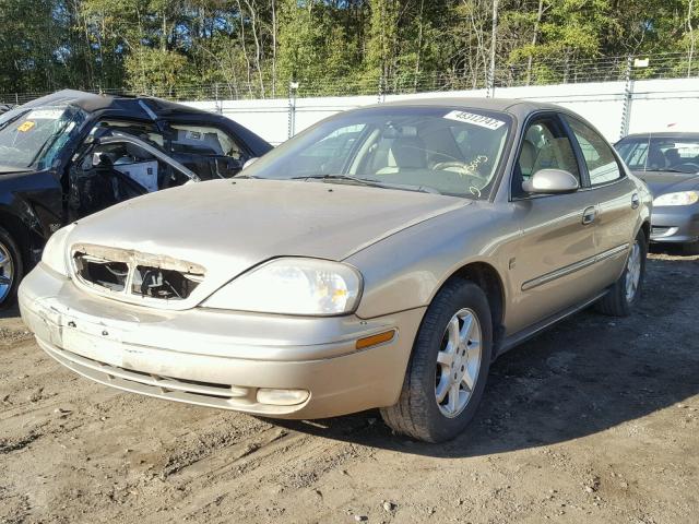 1MEFM55S5YG608605 - 2000 MERCURY SABLE LS P GOLD photo 2