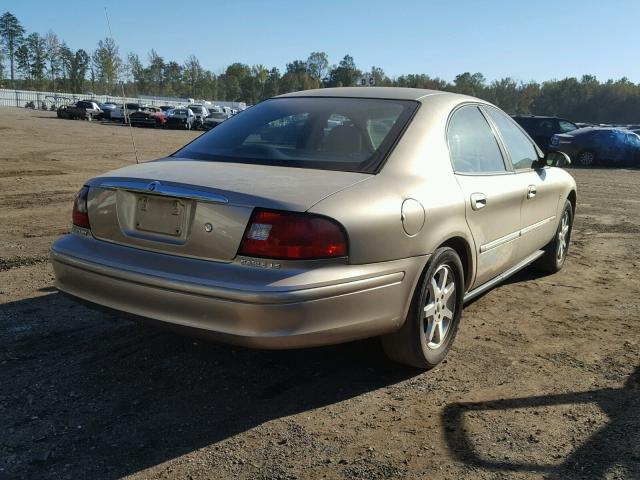 1MEFM55S5YG608605 - 2000 MERCURY SABLE LS P GOLD photo 4