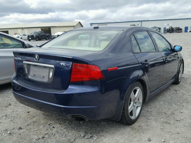 19UUA66246A071703 - 2006 ACURA 3.2TL BLUE photo 4