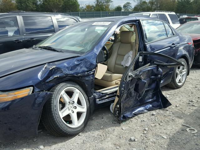 19UUA66246A071703 - 2006 ACURA 3.2TL BLUE photo 9