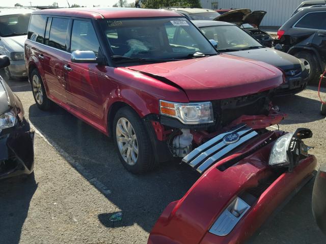 2FMGK5DC8CBD07392 - 2012 FORD FLEX LIMIT RED photo 1