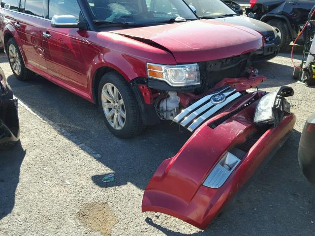 2FMGK5DC8CBD07392 - 2012 FORD FLEX LIMIT RED photo 9