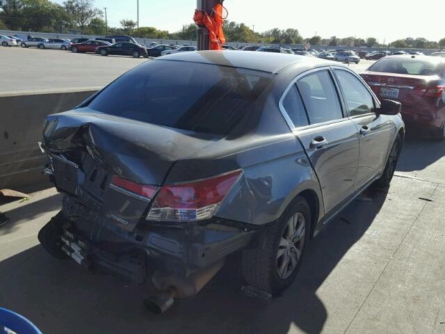 1HGCP2F65CA241827 - 2012 HONDA ACCORD SE GRAY photo 4