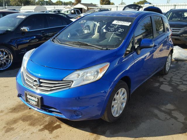 3N1CE2CP5EL419185 - 2014 NISSAN VERSA NOTE BLUE photo 2