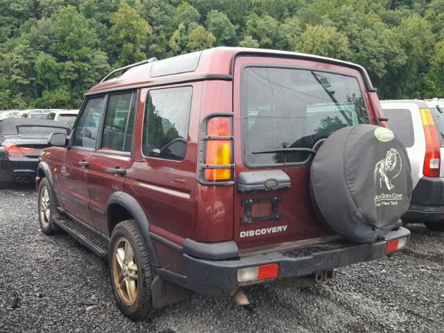 SALTY16423A787658 - 2003 LAND ROVER DISCOVERY BURGUNDY photo 3