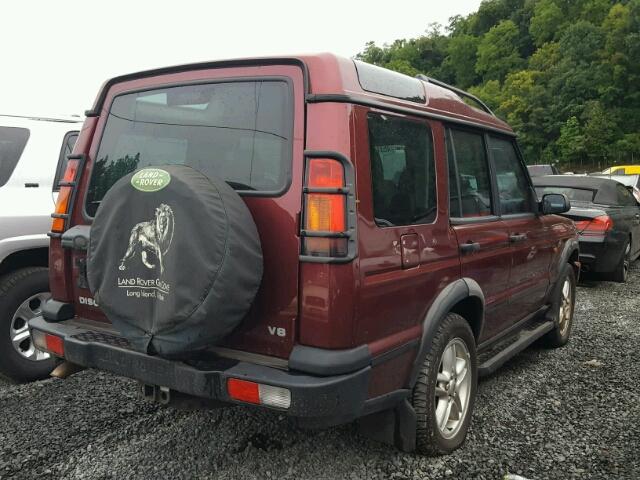 SALTY16423A787658 - 2003 LAND ROVER DISCOVERY BURGUNDY photo 4