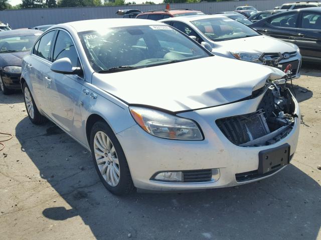 W04GR5EC3B1060723 - 2011 BUICK REGAL CXL SILVER photo 1