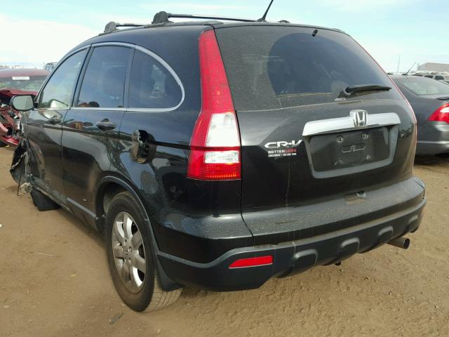 JHLRE48588C000972 - 2008 HONDA CR-V BLACK photo 3