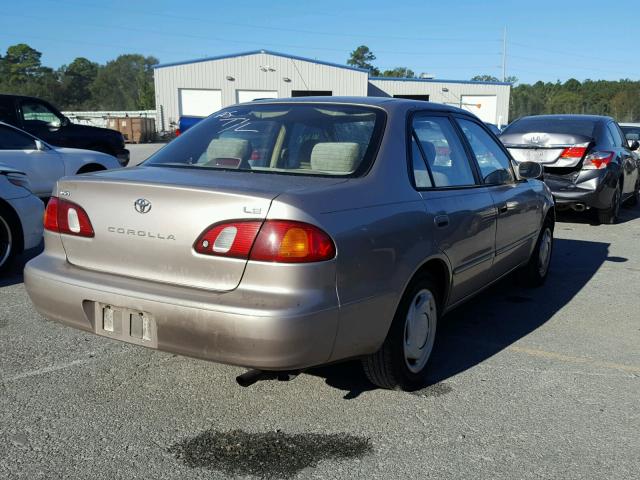 2T1BR18E3WC077898 - 1998 TOYOTA COROLLA TAN photo 4