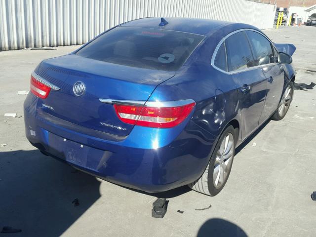 1G4PP5SK1D4118560 - 2013 BUICK VERANO BLUE photo 4