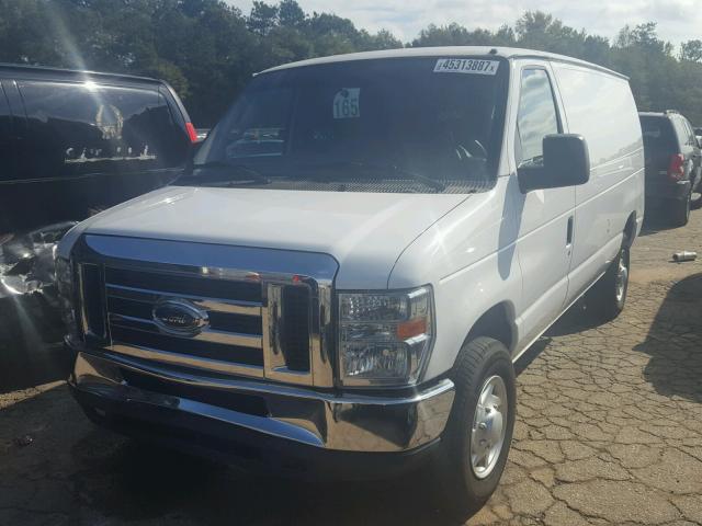 1FTNE2EL0DDB01057 - 2013 FORD ECONOLINE WHITE photo 2