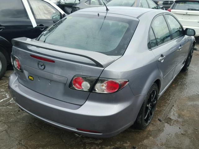 1YVHP84D065M69427 - 2006 MAZDA 6 S GRAY photo 4