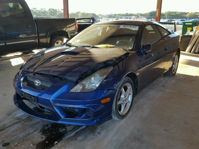 JTDDY32T030062960 - 2003 TOYOTA CELICA GT- BLUE photo 2