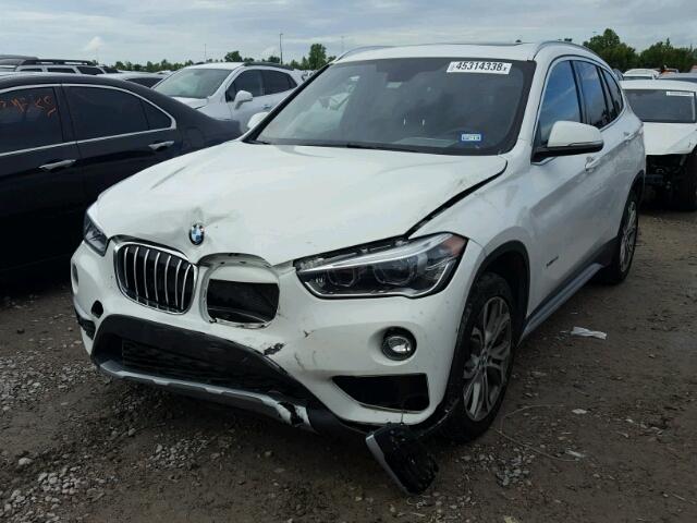 WBXHT3Z38H4A52396 - 2017 BMW X1 XDRIVE2 WHITE photo 2