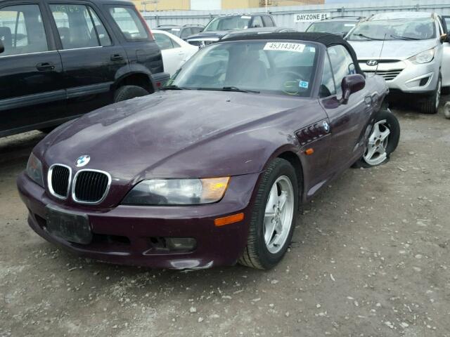 4USCH7321WLE06188 - 1998 BMW Z3 1.9 PURPLE photo 2