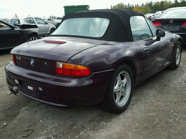 4USCH7321WLE06188 - 1998 BMW Z3 1.9 PURPLE photo 4