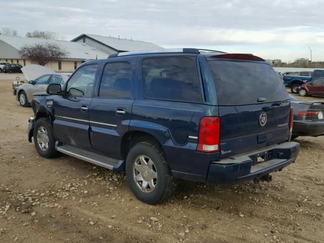 1GYEK63N35R183241 - 2005 CADILLAC ESCALADE L BLUE photo 3