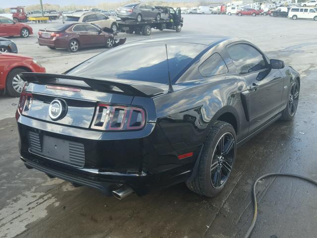 1ZVBP8CF0D5220277 - 2013 FORD MUSTANG GT BLACK photo 4