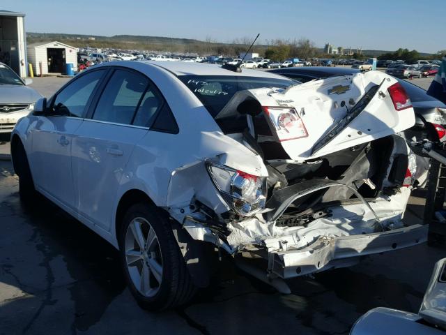 1G1PE5SBXF7190734 - 2015 CHEVROLET CRUZE LT WHITE photo 3