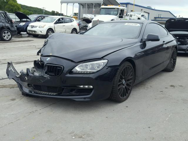 WBALX5C5XCC894246 - 2012 BMW 650 XI BLACK photo 2