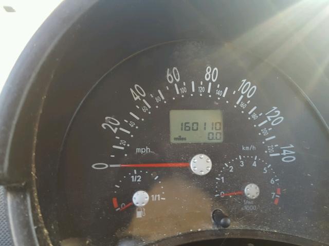 3VWBB21C72M400383 - 2002 VOLKSWAGEN NEW BEETLE შავი ფოტო 8