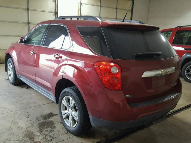 2GNALDEK2C6252817 - 2012 CHEVROLET EQUINOX LT RED photo 3