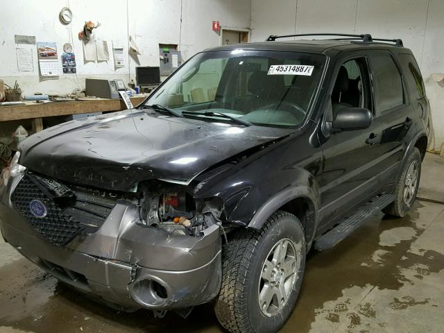 1FMCU93176KC93673 - 2006 FORD ESCAPE XLT BLACK photo 2