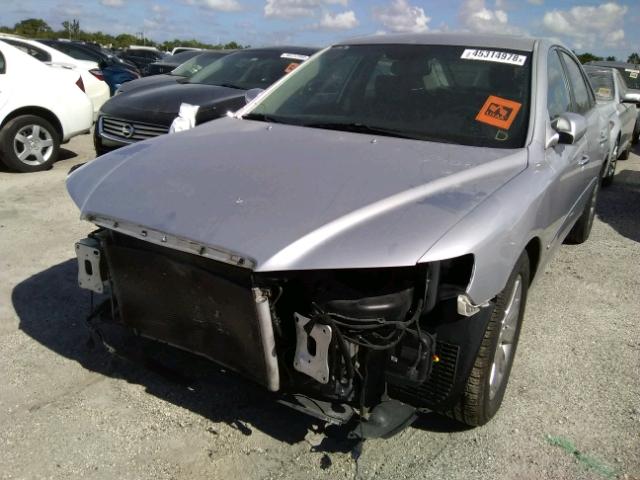 KMHFC46F39A360337 - 2009 HYUNDAI AZERA SE SILVER photo 2