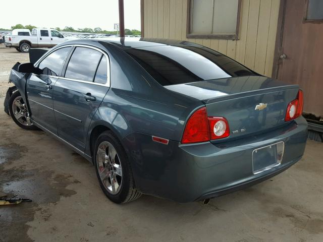 1G1ZH57B19F245087 - 2009 CHEVROLET MALIBU 1LT BLUE photo 3