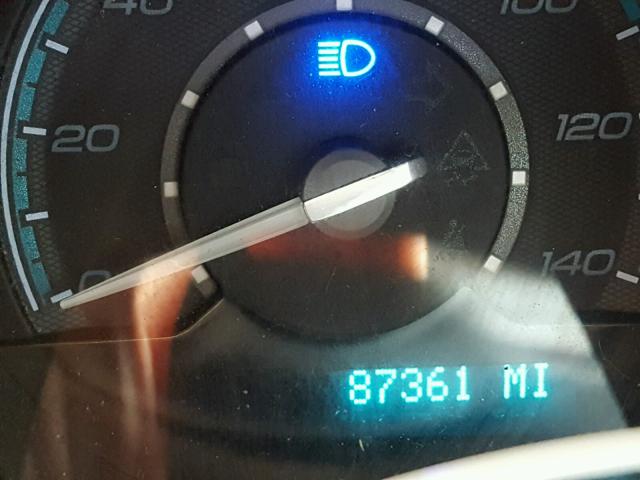 1G1ZH57B19F245087 - 2009 CHEVROLET MALIBU 1LT BLUE photo 8