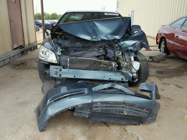 1G1ZH57B19F245087 - 2009 CHEVROLET MALIBU 1LT BLUE photo 9