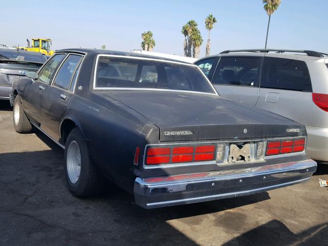 1G1BL5176KR208545 - 1989 CHEVROLET CAPRICE BLACK photo 3