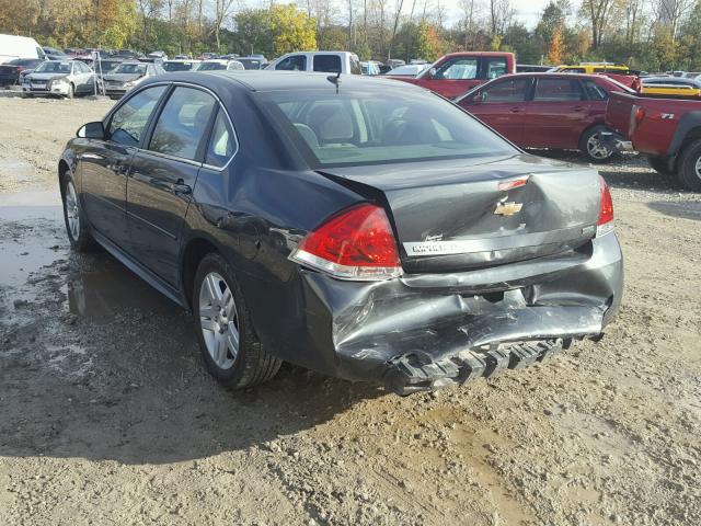 2G1WG5E3XD1244957 - 2013 CHEVROLET IMPALA LT CHARCOAL photo 3