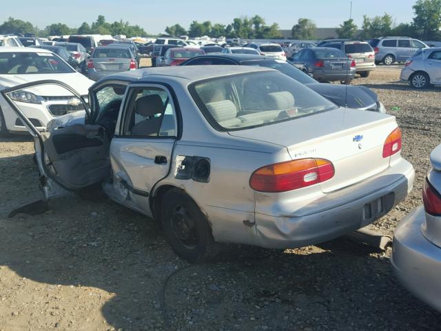 1Y1SK5289YZ409121 - 2000 CHEVROLET GEO PRIZM SILVER photo 3