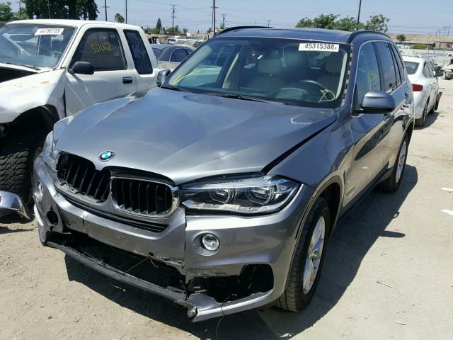 5UXKR2C50F0H35993 - 2015 BMW X5 SDRIVE3 GRAY photo 2