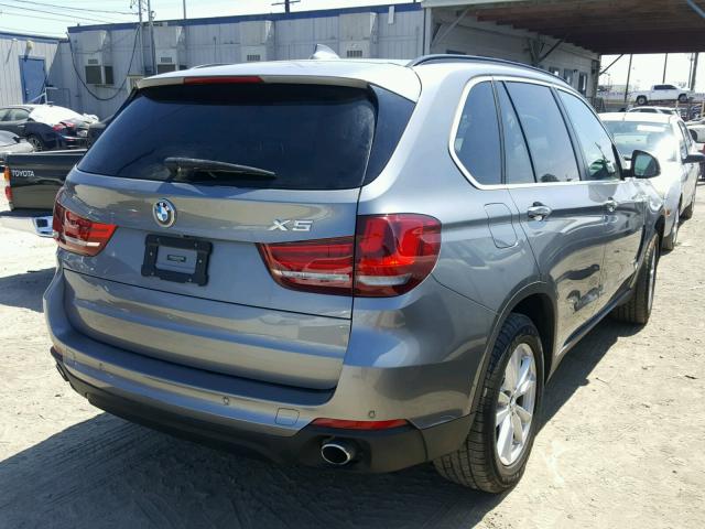 5UXKR2C50F0H35993 - 2015 BMW X5 SDRIVE3 GRAY photo 4