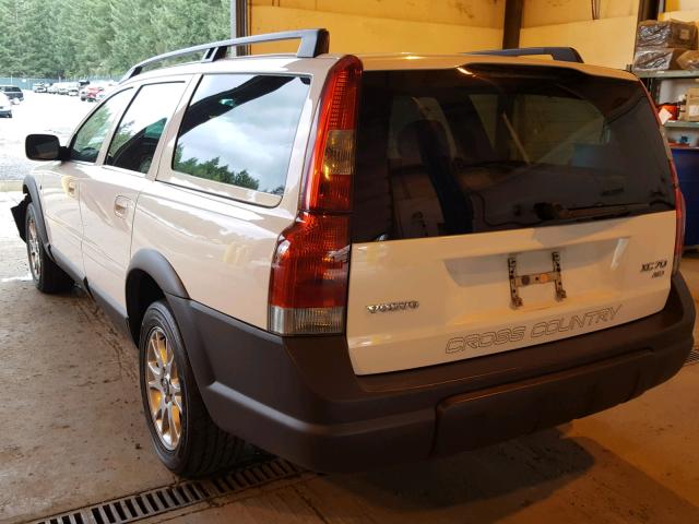 YV1SZ59HX41135369 - 2004 VOLVO XC70 WHITE photo 3