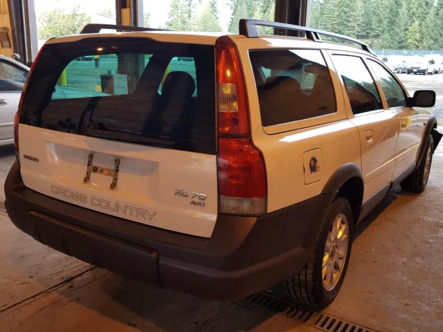 YV1SZ59HX41135369 - 2004 VOLVO XC70 WHITE photo 4