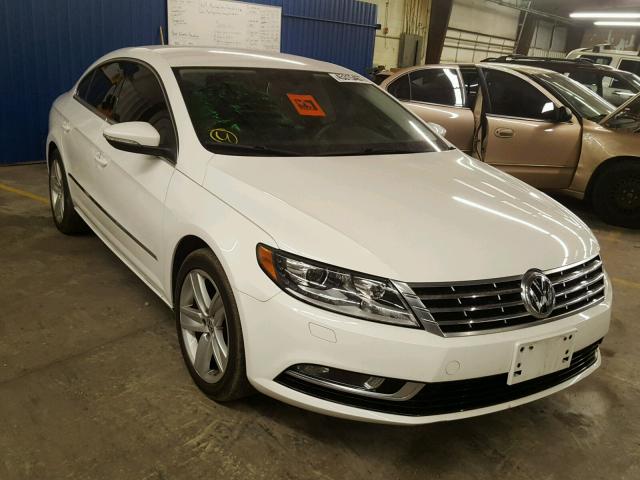 WVWBP7ANXEE511796 - 2014 VOLKSWAGEN CC SPORT WHITE photo 1